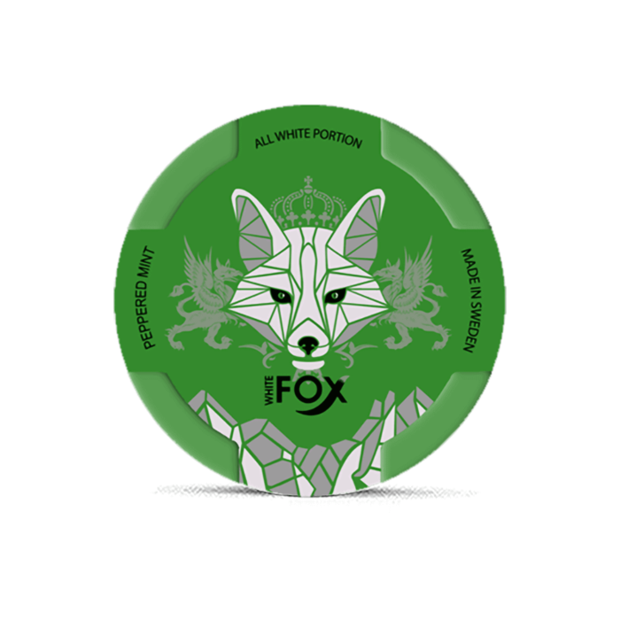 White Fox Peppered Mint 12mg – 10pk Sleeve - Image 1