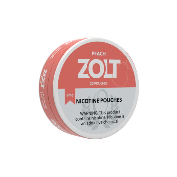Zolt Peach 15mg Zolt Peach 15mg – 5pk Sleeve - Image 1