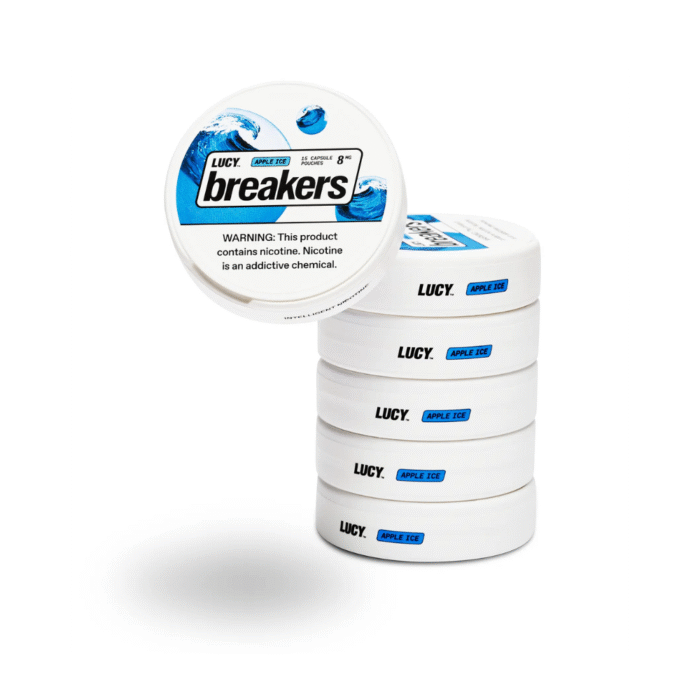 Lucy Breakers Apple Ice 8mg – 5pk Sleeve - Image 1