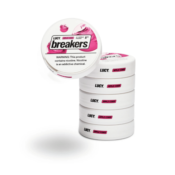 Lucy Breakers Apple Cider 8mg – 5pk Sleeve - Image 1