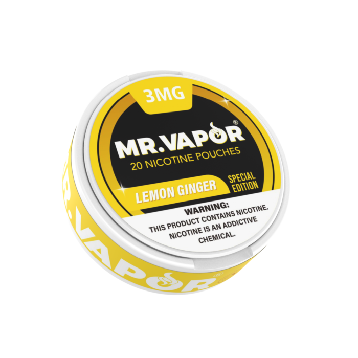 Mr Vapor Lemon Ginger 6mg – 5pk Sleeve - Image 1