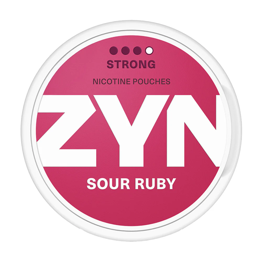 Zyn Sour Ruby 11mg – 10pk Sleeve - Image 1