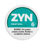 Zyn Menthol 6mg – 5pk Sleeve (US Version)