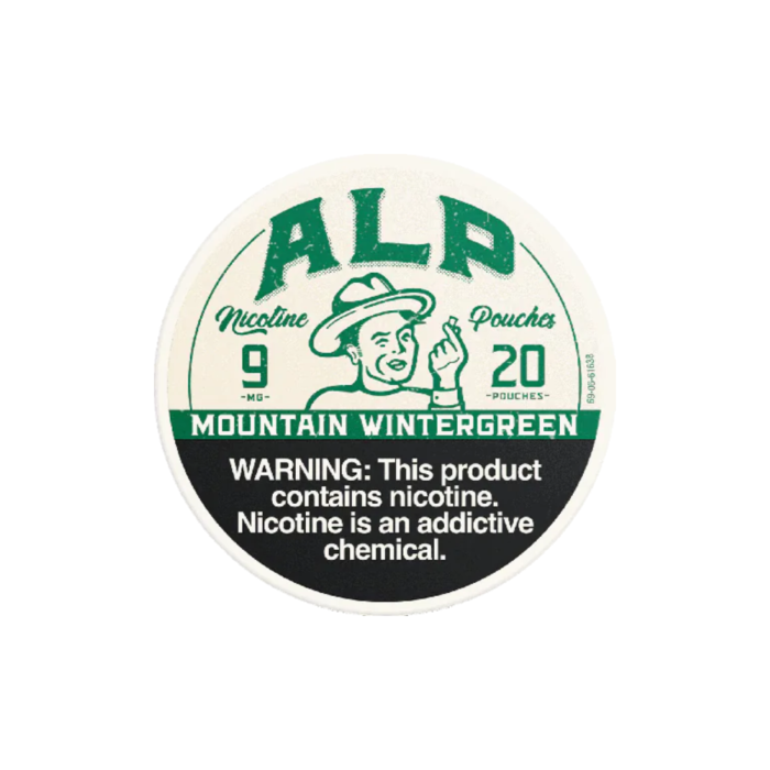 ALP Mountain Wintergreen 9mg – 5pk Sleeve - Image 1