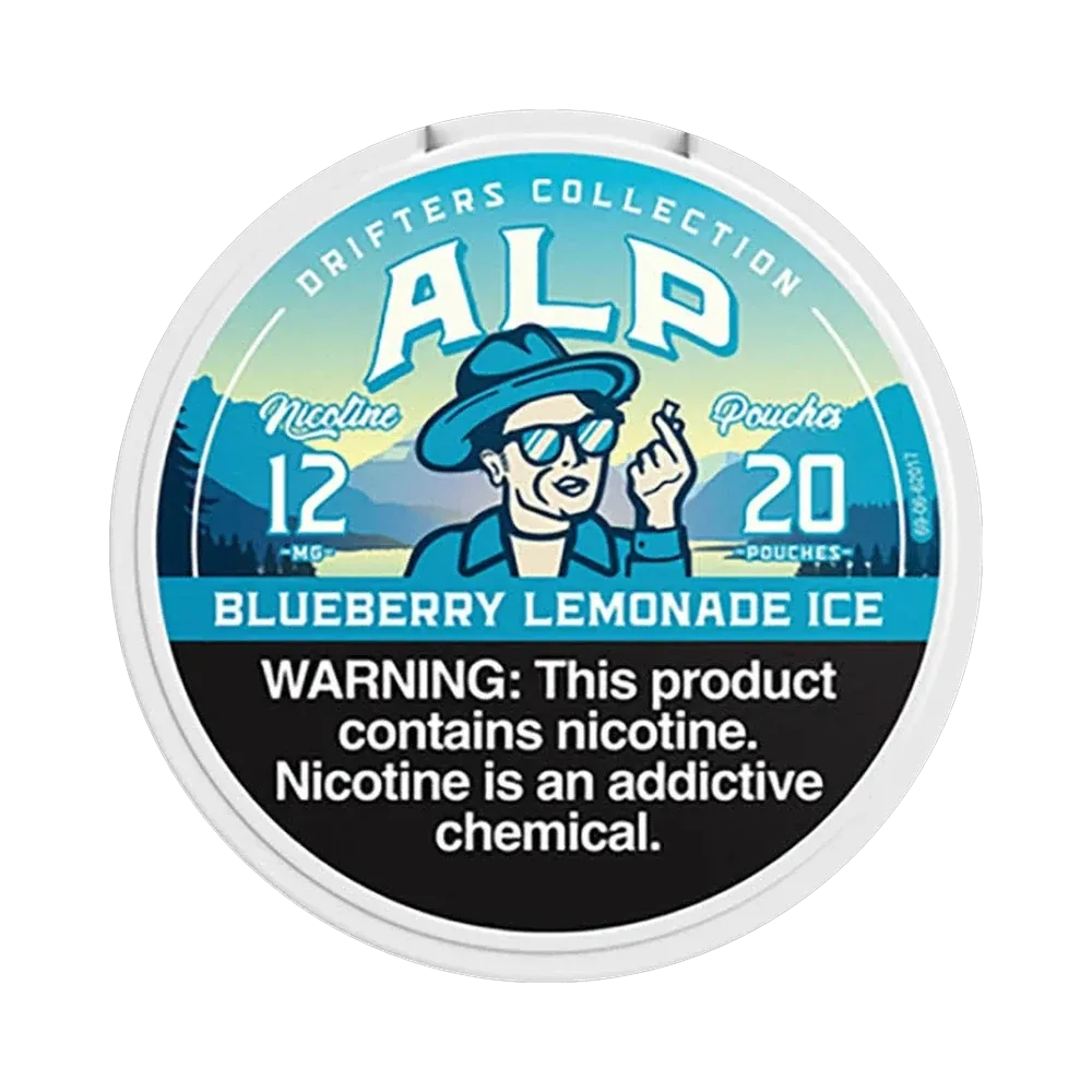 ALP Blueberry Lemonade Ice 12mg ALP Blueberry Lemonade Ice 12mg nicotine pouches tin