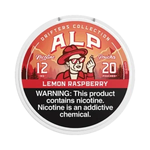 ALP Lemon Raspberry 12mg nicotine pouches tin