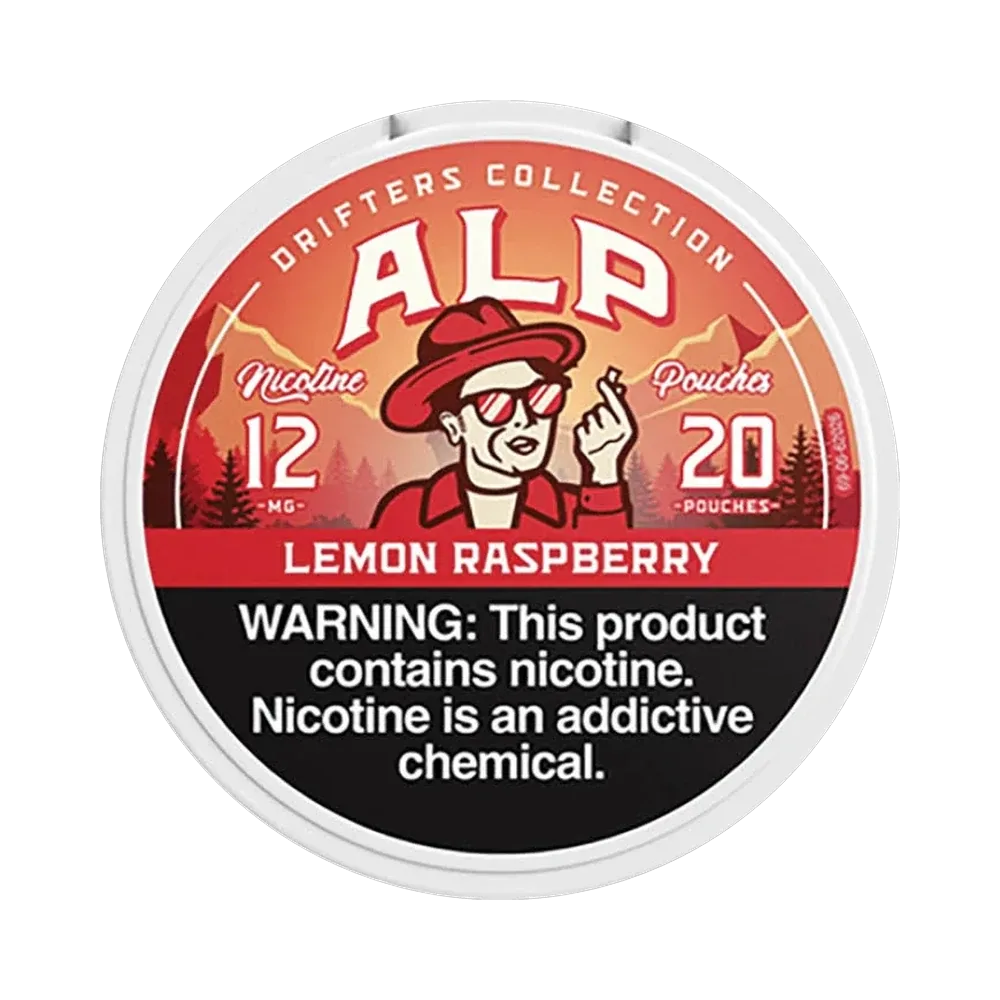 ALP Lemon Raspberry 12mg ALP Lemon Raspberry 12mg nicotine pouches tin