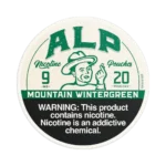 ALP Mountain Wintergreen 9mg nicotine pouches tin