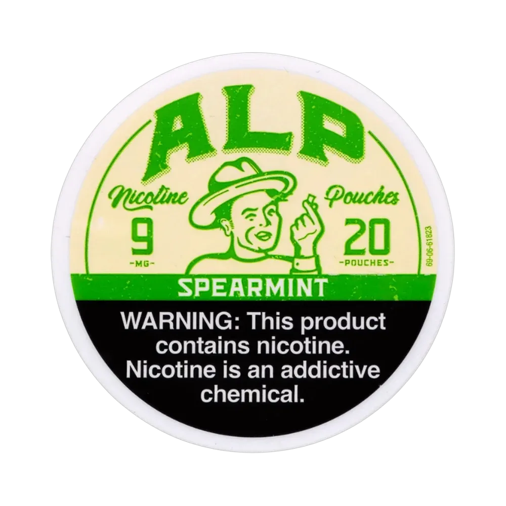 ALP Spearmint 9mg ALP Spearmint 9mg nicotine pouches tin