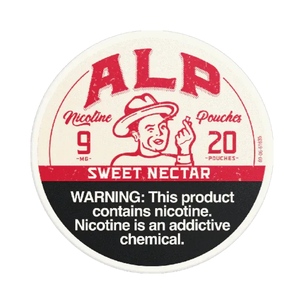 ALP Sweet Nectar 9mg ALP Sweet Nectar 9mg nicotine pouches tin