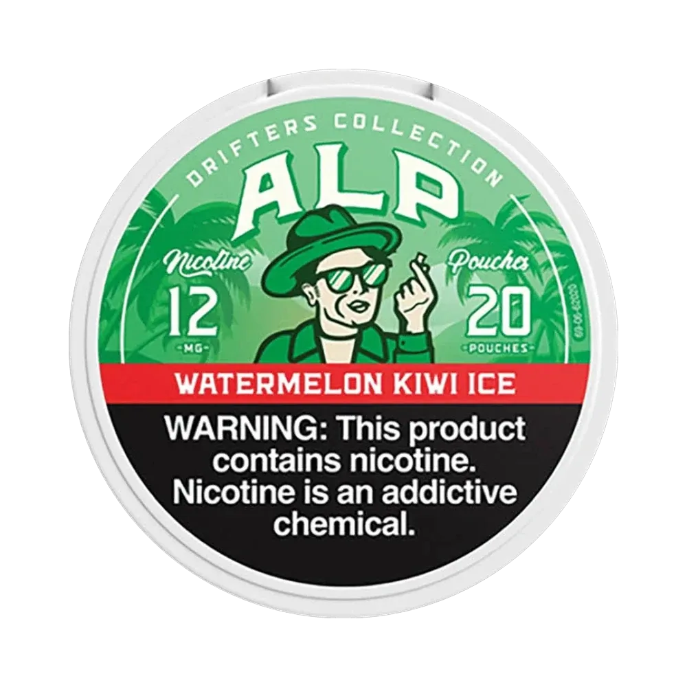 ALP Watermelon Kiwi Ice 12mg ALP Watermelon Kiwi Ice 12mg nicotine pouches tin