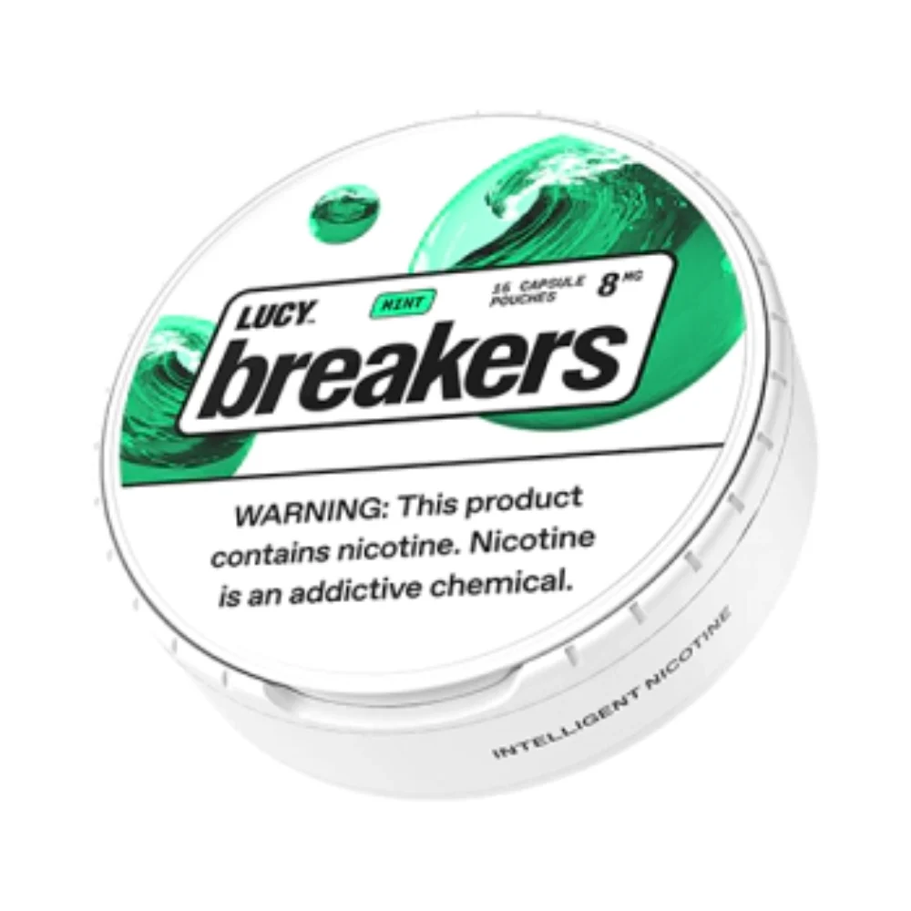 Lucy Breakers Mint 8mg Lucy Breakers Mint 8mg nicotine pouches tin