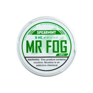 Mr Fog Spearmint 8mg nicotine pouches tin