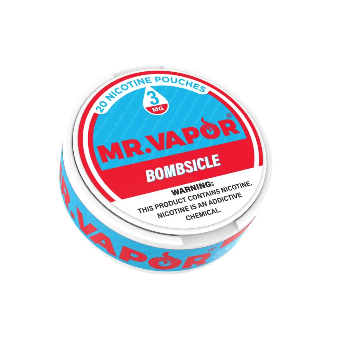 Mr Vapor Bombsicle 6mg Mr Vapor Bombsicle 6mg nicotine pouches tin