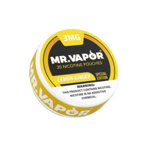 Mr Vapor Lemon Ginger 6mg nicotine pouches tin