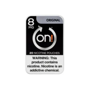 on! Original 8mg nicotine pouches tin