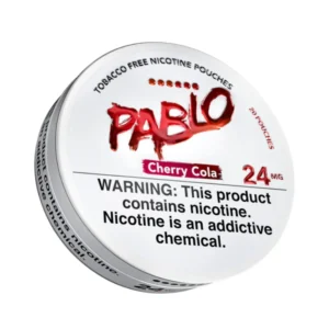 Pablo Cherry Cola 24mg nicotine pouches tin