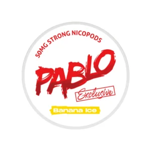 Pablo Exclusive Banana Ice 50mg nicotine pouches tin