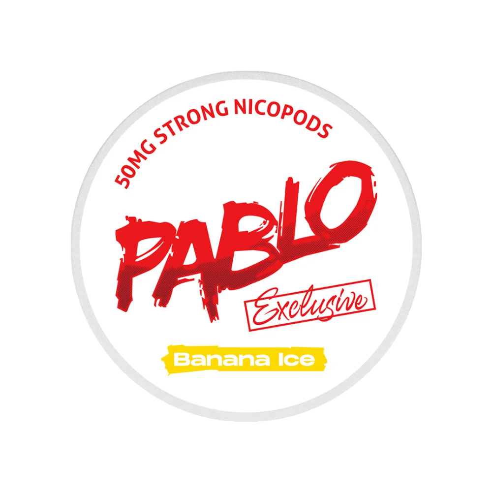 Pablo Exclusive Banana Ice 50mg Pablo Exclusive Banana Ice 50mg nicotine pouches tin