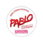 Pablo Exclusive Strawberry Cheesecake 50mg nicotine pouches tin