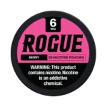 Rogue Berry 6mg nicotine pouches tin