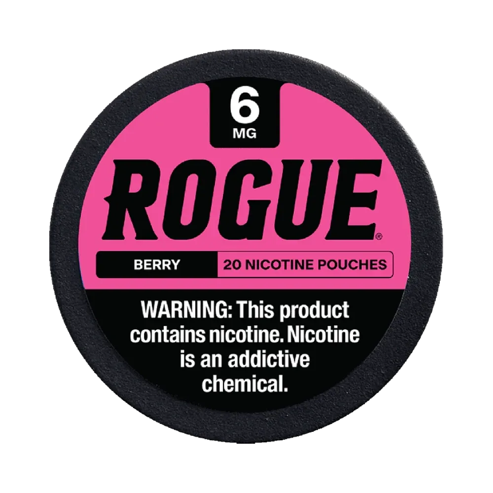 Rogue Berry 6mg Rogue Berry 6mg nicotine pouches tin