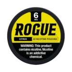 Rogue Citrus 6mg nicotine pouches tin