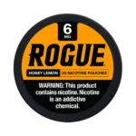 Rogue Honey Lemon 6mg nicotine pouches tin