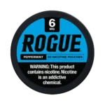 Rogue Peppermint 6mg nicotine pouches tin