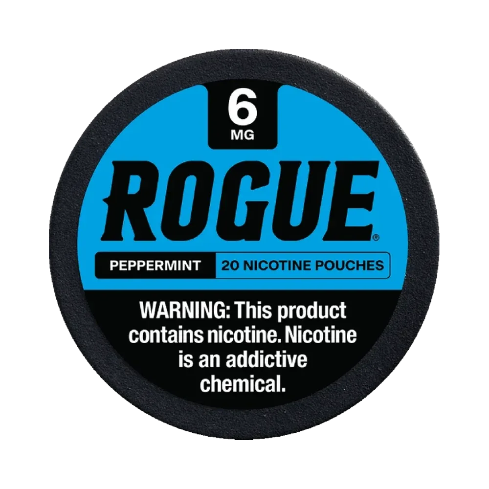 Rogue Peppermint 6mg Rogue Peppermint 6mg nicotine pouches tin