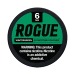 Rogue Wintergreen 6mg nicotine pouches tin