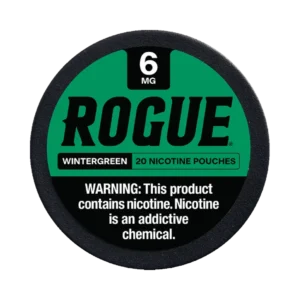 Rogue Wintergreen 6mg nicotine pouches tin