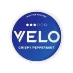 VELO Crispy Peppermint 14mg nicotine pouches tin