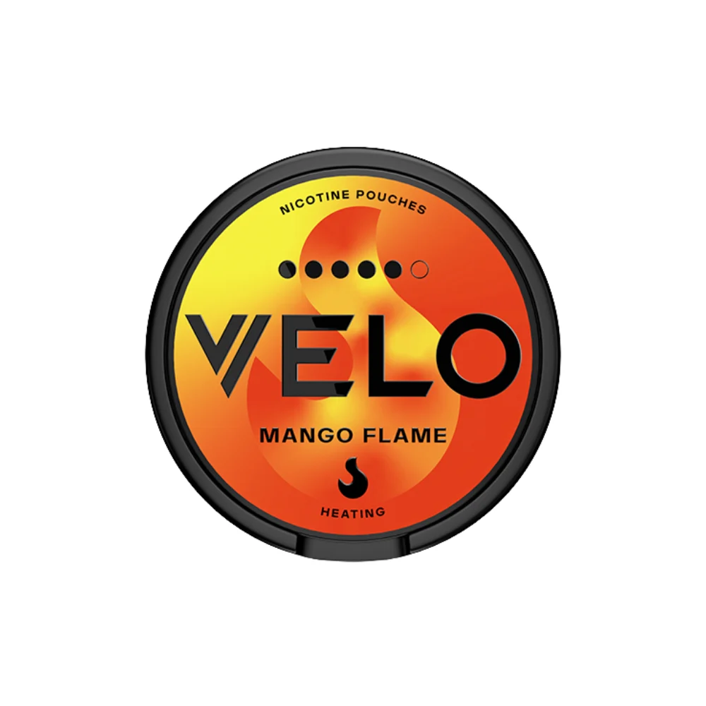 VELO Mango Flame 14mg VELO Mango Flame 14mg nicotine pouches tin