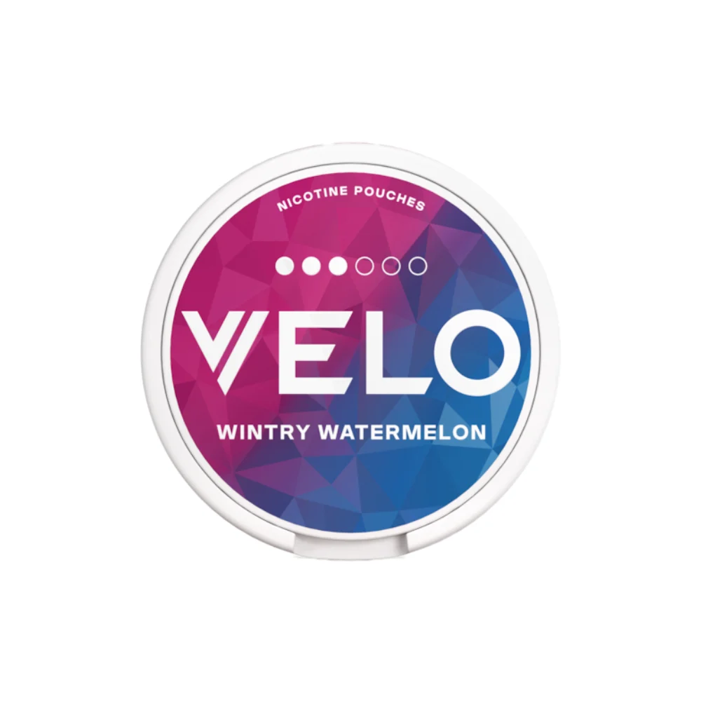 VELO Wintry Watermelon 10mg VELO Wintry Watermelon 10mg nicotine pouches tin