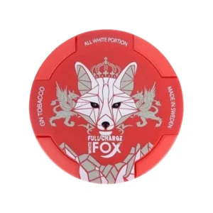 White Fox Full Charge 16mg nicotine pouches tin