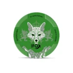 White Fox Peppered Mint 16mg nicotine pouches tin