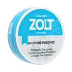 Zolt Cool Mint 15mg nicotine pouches tin