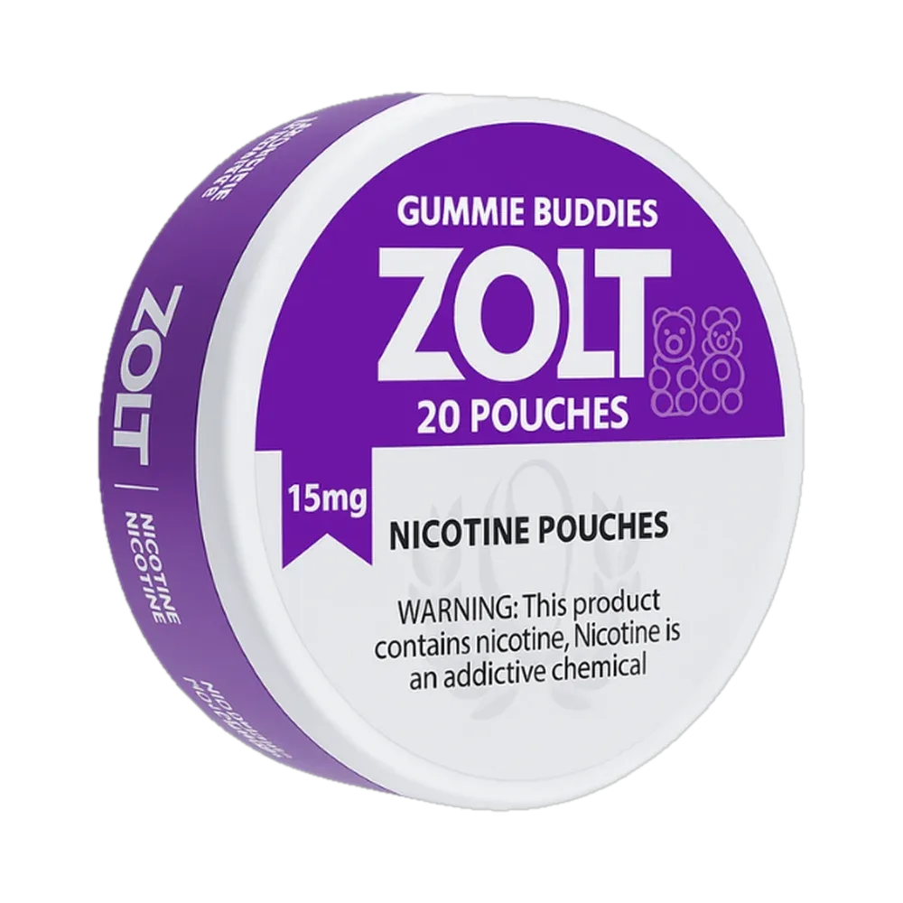 Zolt Gummie Buddies 15mg Zolt Gummie Buddies 15mg nicotine pouches tin