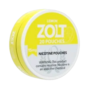 Zolt Lemon 15mg nicotine pouches tin