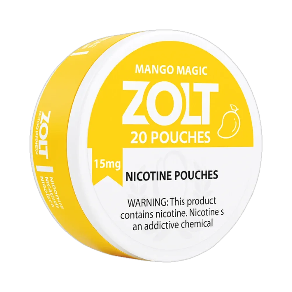 Zolt Mango Magic 15mg Zolt Mango Magic 15mg nicotine pouches tin