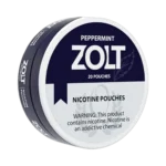 Zolt Peppermint 15mg nicotine pouches tin