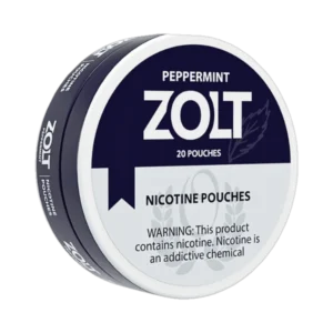 Zolt Peppermint 15mg nicotine pouches tin
