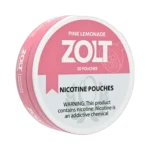 Zolt Pink Lemon 15mg nicotine pouches tin