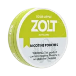 Zolt Sour Apple 15mg nicotine pouches tin