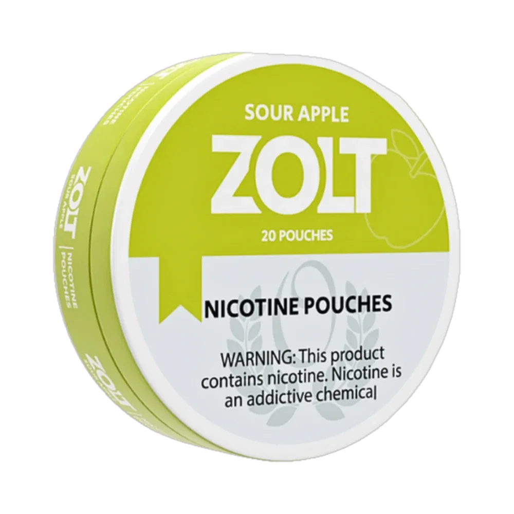 Zolt Sour Apple 15mg Zolt Sour Apple 15mg nicotine pouches tin