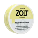 Zolt Vanilla 15mg nicotine pouches tin