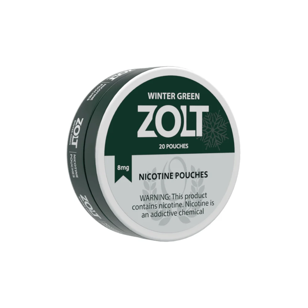 Zolt Wintergreen 15mg Zolt Wintergreen 15mg nicotine pouches tin