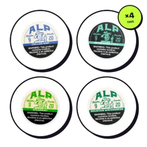 ALP Fresh Pack — 4 Mints 9mg — nicotine pouch bundle