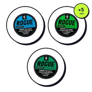 Rogue Fresh Trio — 6mg — nicotine pouch bundle